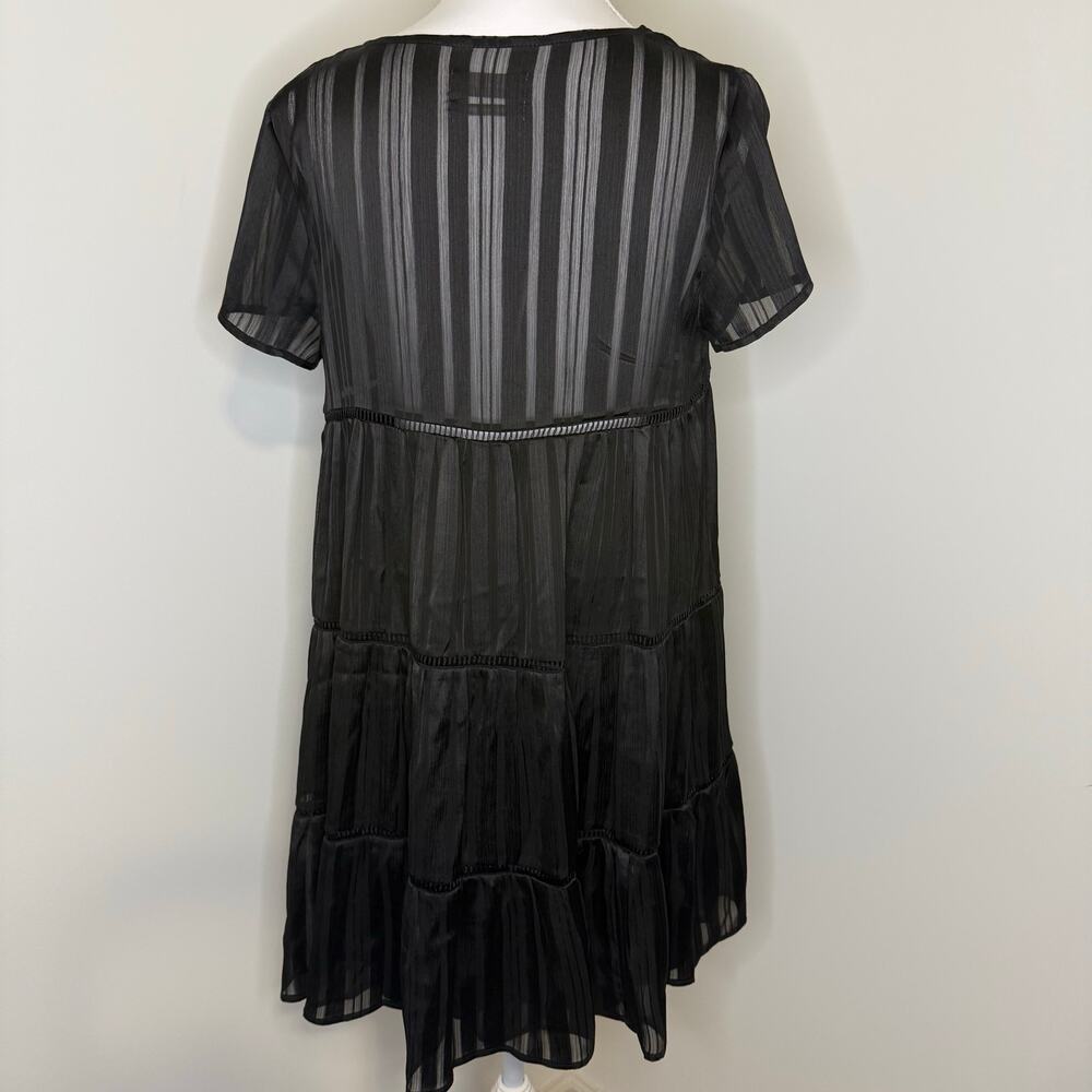 Urban Outfitters Sheer Tiered Mini Dress – Size XS - Picture 3 of 4
